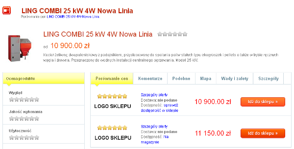 dostępność produktu